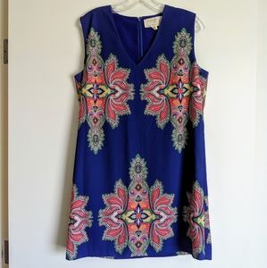 Nicole Miller print mini dress